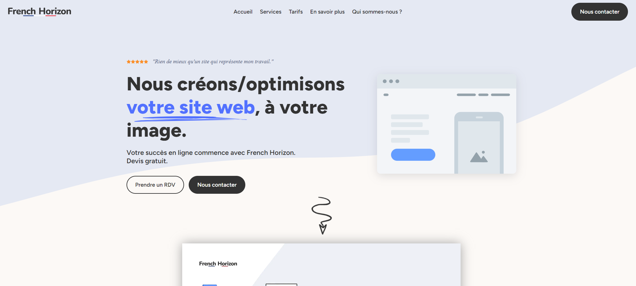French Horizon – Agence web Rouen – Création site internet professionnels