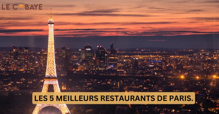DISCOVER THE 5 BEST RESTAURANTS IN PARIS