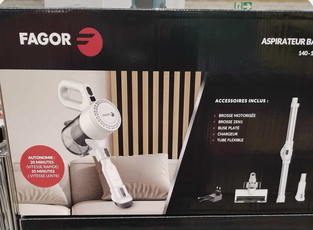 Avis aspirateur balai 2 en 1 fagor aldi