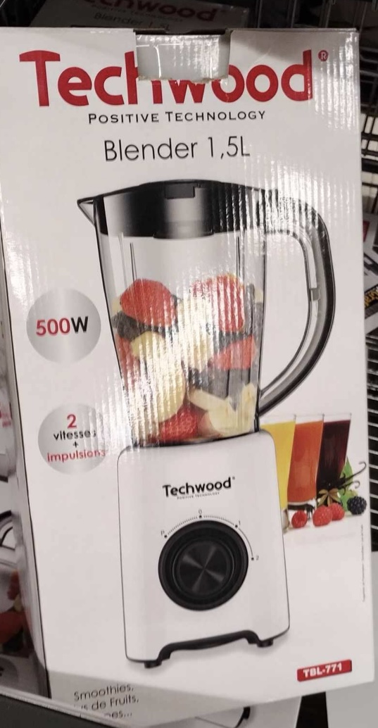 Avis Blender Techwood aldi 500 W